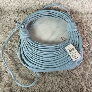 Windsor blue faux leather crossbody bag